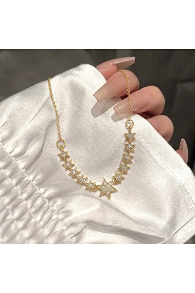 Heda Jewelry قلادة على شكل نجمة - قلادة نسائية بتصميم نجمة من الفولاذ