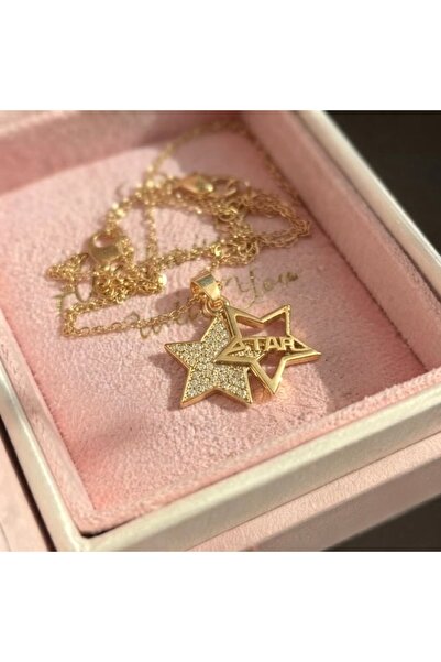 Heda Jewelry قلادة على شكل نجمة - قلادة نسائية بتصميم نجمة من الفولاذ