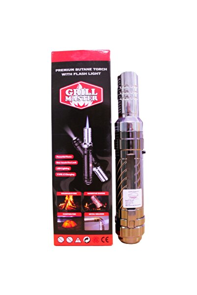 grillmaster Professional Butane Torch with Flash Light