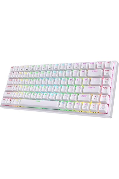 RK ROYAL KLUDGE RK84 Wireless Bluetooth/2.4Ghz 75% RGB Mechanical Gaming Keyb...