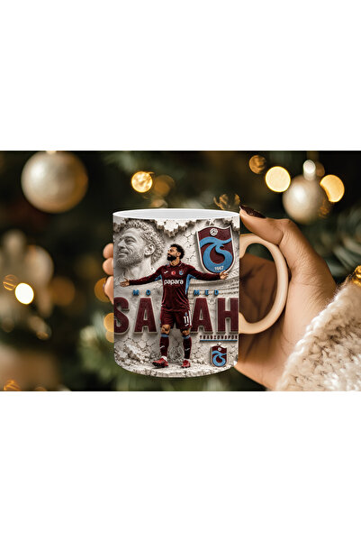 Evion Mohamed Salah Trabzon Fan Cup – Footballer Themed Burgundy Blue Special...