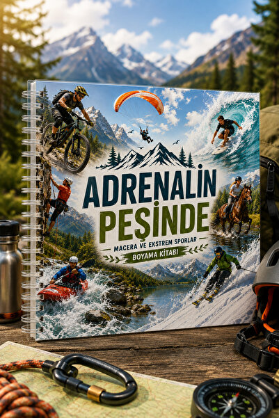 Z&R CRAFT Adrenaline Rush - Adventure and Extreme Sports Coloring Book - Adul...