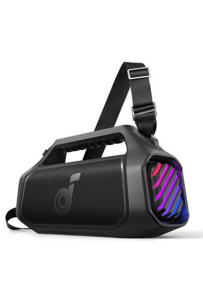 Anker Soundcore Boom 2 Plus Portable Speaker 140W IPX7 RGB Bluetooth 5.3 Black