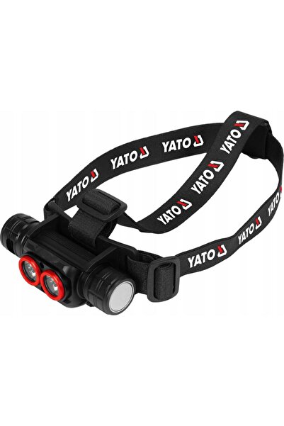 yato YT-085943 Акумулаторен челник 3000 lm, 5 режима, 160 м, Алуминий, Черен