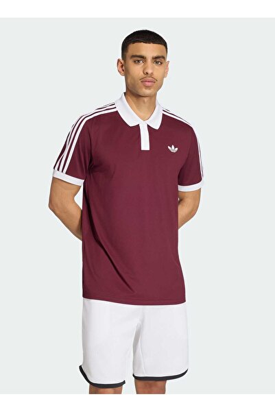adidas KY8887 CLASSICS POLO Bordo Erkek Polo T-Shirt