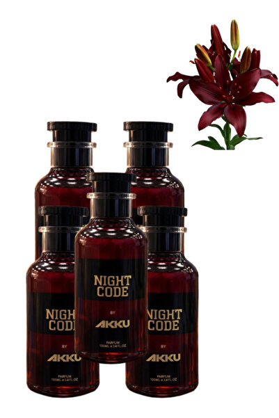 AKKU 5 قطع من عطر نايت كود 100 مل