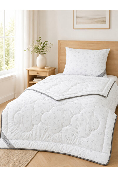 homewell Diamond Patterned 100% Pure Cotton Single Duvet Hypoallergenic