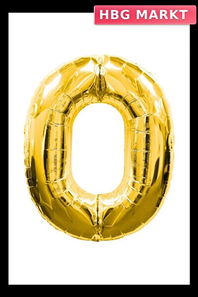 Generic Brand Mey Import ®   Balon din folie cu cifre, culoare aurie, 40 inch