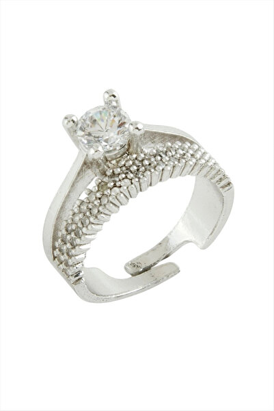 Mercansa Zircon Stone Metal Ring