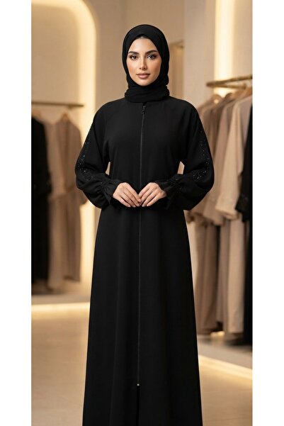 miral Miral's Luxurious Abaya with a Unique Design and High-Quality Fabric, P...