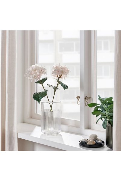 IKEA Smycka Floare Artificială Roz Deschis 45 Cm Hortensie