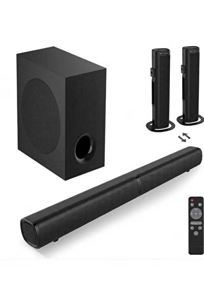 FlashHawk Sound Bar with Subwoofer, 110W Sound Bar for Smart TV with Adjustab...
