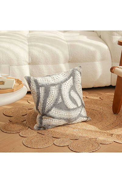 Cannon Decorative Cushion, Polyester Jacquard, 45 x 45 cm, Design TH-SM3929-1A
