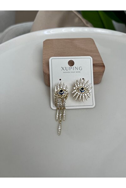 XUPING JEWELRY Göz detay çelik küpe