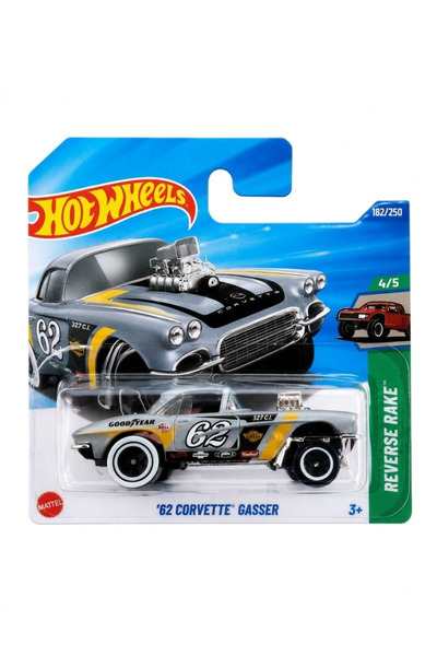 HOT WHEELS سيارة كورفيت غاسر '62 طراز JBB08
