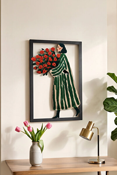 Morimora Rose Lady Metal Tablo
