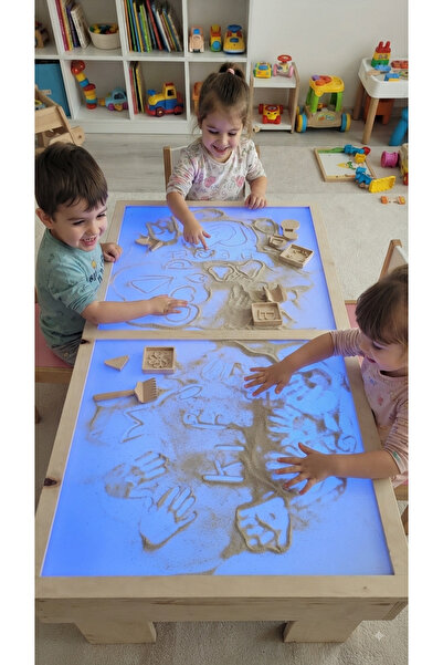 VERANO AKTİVİTE MASASI KUM OYUNCAK VE BOYAMA AKTİVİTELERİ 75*150*15 cm