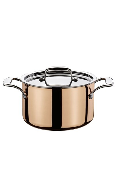 Springbok Oală de cupru cu capac 3,7 L Culinox Spring 20 cm inducție
