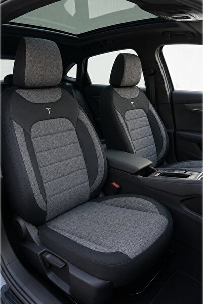 NEW DECO Tofaş Doğan SLX Uyumlu Premium Keten Oto Koltuk Kılıfı Airbag Uyumlu...