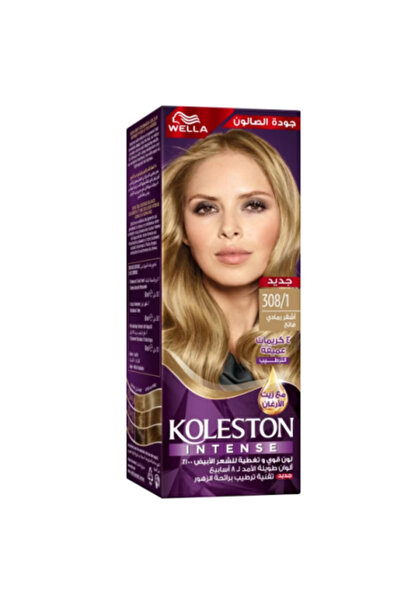Koleston Cream Hair Dye Light Ash Blonde 308/1 - 50 ml