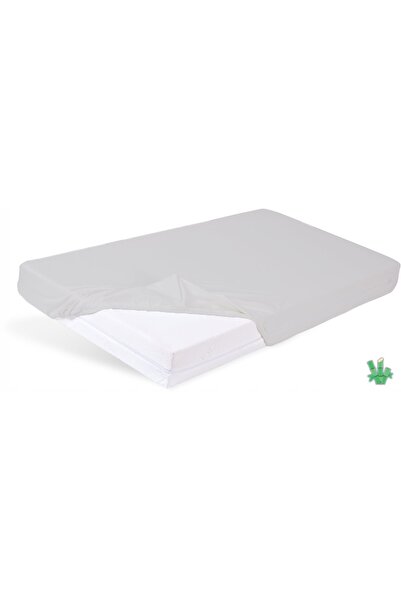Matex Cearșaf de bambus cu elastic 160x200 gri deschis 140 g/m2