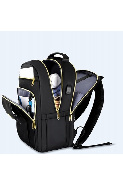 NO BRAND Rucsac Geantă de transport pentru laptop SkyPibs Capacitate Călători...
