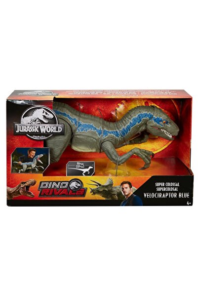 JURASSIC WORLD Figurină Mattel Dino Rivals Velociraptor Blue (GCT93)