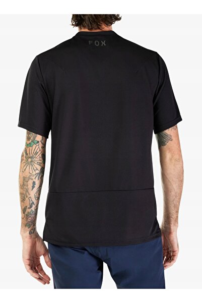 Fox Tricou Ranger SS Jersey Head cu uscare rapidă - negru S