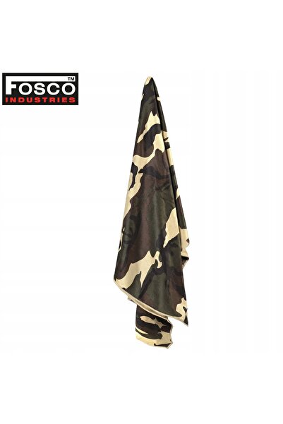 NO BRAND Fosco 100 x 50cm Prosop din microfibră cu uscare rapidă Woodland + Husă