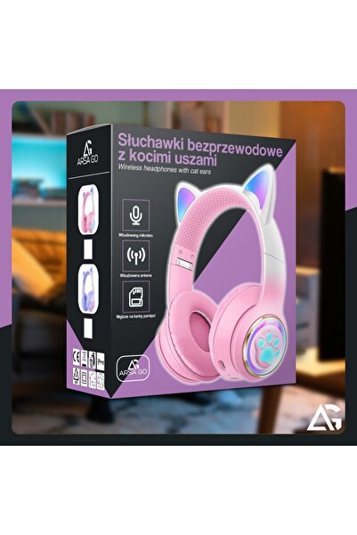 NO BRAND CĂȘTI PREMIUM FĂRĂ FIR, DE TIP IN-EAR, PENTRU COPII, CU URECHI DE PI...