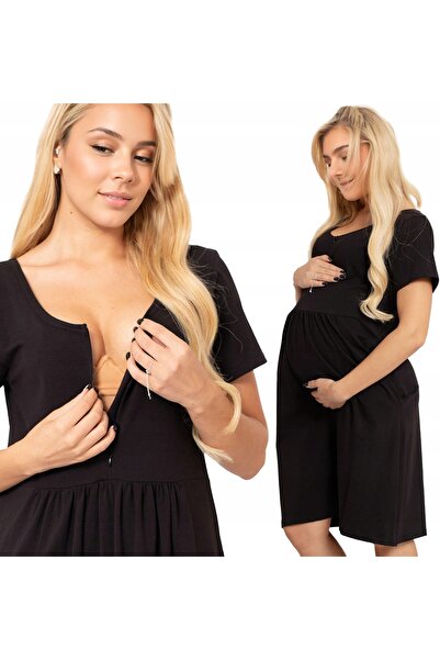 NO BRAND FORMOMMY XXL Cămașă de noapte pentru maternitate și alăptare cu buzu...