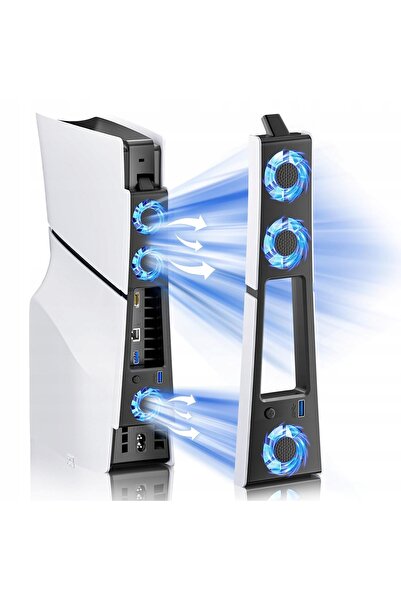 NO BRAND VENTILATOR DE RĂCIRE + USB PENTRU PLAYSTATION 5 SLIM 2023 PS5 Slim