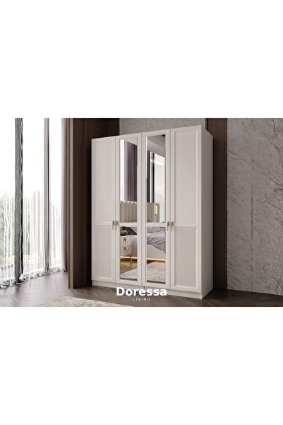 Doressa Living Lavita 4 Kapılı Gardırop