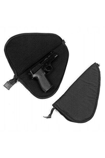 NO BRAND 101 INC Husă mare neagră 32x18cm pentru armă scurtă, pistol, airsoft