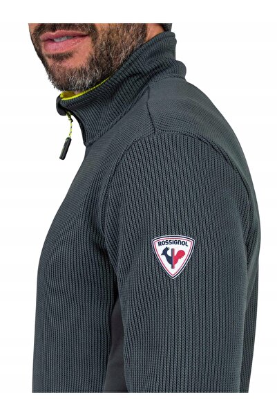 Rossignol Cieloalto Fleece HZ Onyx Grey Hanorac de schi pentru bărbați - M