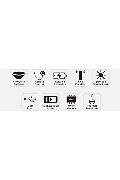 NO BRAND Ravemen TR20 Lumină spate bicicletă, iluminare USB, LED