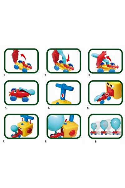 DK Mașină de lansat baloane aerodinamice, pompă auto pentru copii
