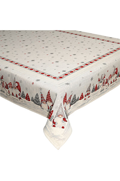 NO BRAND Față de masă gobelin Stroik de Crăciun, gri Skrzat, 180x140cm, din j...