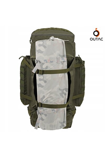 NO BRAND Rucsac Turistic Militar Mare Defcon5 Outac MULTIROLE 80l Oliv