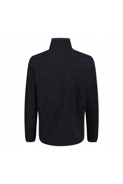 CMP 35H3907 Pulover din fleece pentru bărbați, tricotat melanj, albastru mela...