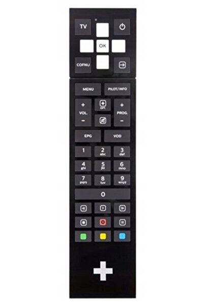 NO BRAND Telecomandă neagră NC+ DSIW74 pentru decodoarele WiFI PremiumBOX+, W...