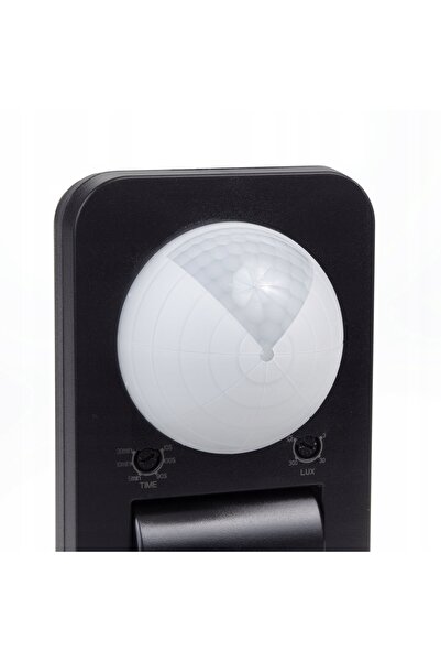 Maclean 2x senzor de mișcare 360° de exterior IP65 lumină LED negru