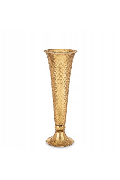 NO BRAND Vază metalică pentru flori, decorațiune elegantă, recipient tip stic...