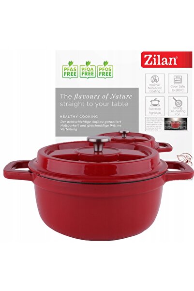 NO BRAND Oală Dutch Oven 2,6L 22CM din fontă
