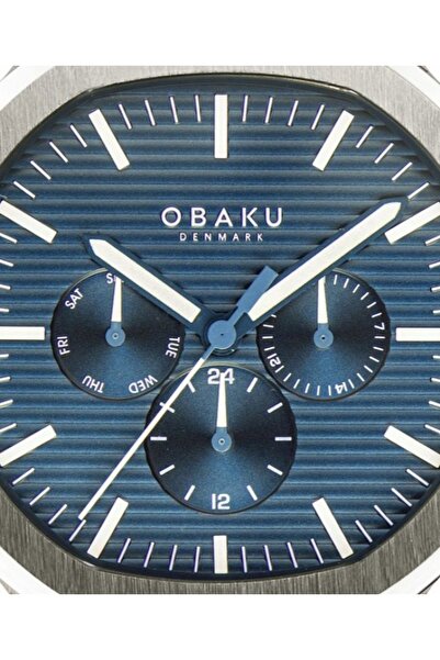 NO BRAND Ceas bărbătesc Obaku ILD Bluesteel Obaku-V275GMCLSK