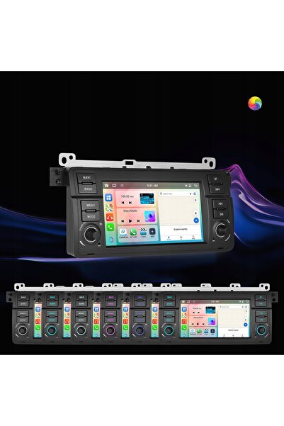 NO BRAND RADIO AUTO pentru BMW 3 E46 cu Android, GPS, Wi-Fi, CarPlay, navigaț...
