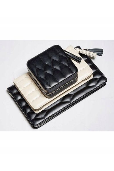 NO BRAND Portofel pentru bijuterii Wolf Caroline cu 3 compartimente, mărimea ...