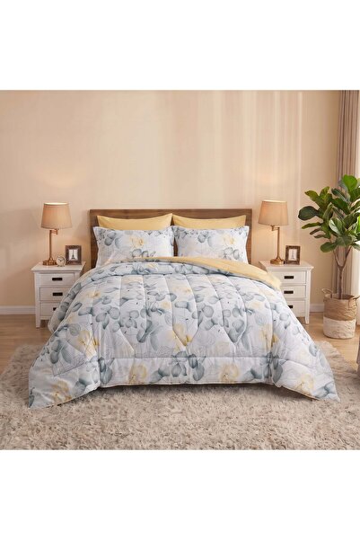 ODS 6 Piece Floral Comforter Set, Microfiber Bedding Set with Comforter, Fitt...