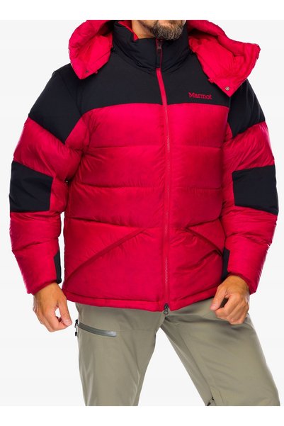 NO BRAND Geacă pufoasă Marmot 03 Plasma Parka - roșu/negru team XXL