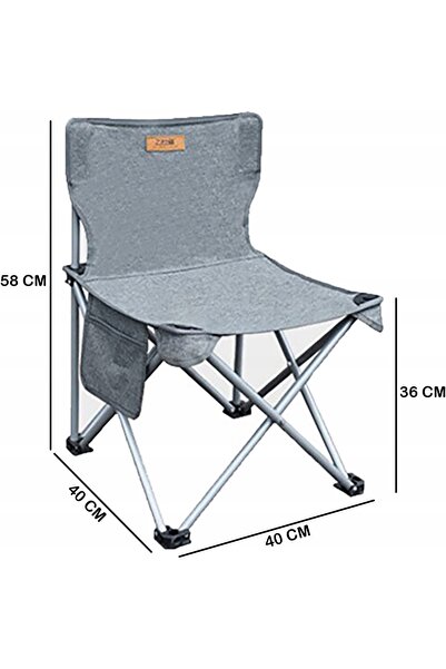 NO BRAND Scaun de pescuit, scaun de camping pentru exterior, scaun de camping...